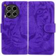 Чехол-книжка Deexe Tiger для TECNO Camon 30 (CL6) - Purple (352112V)