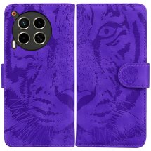 Чехол-книжка Deexe Tiger для TECNO Camon 30 (CL6) - Purple: фото 1 из 7