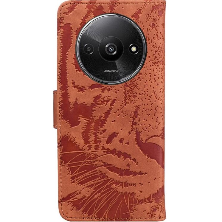 Чехол-книжка Deexe Tiger для Xiaomi Redmi A3 - Brown: фото 6 из 7