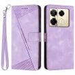 Чехол-книжка Deexe Triangle Series для Infinix Note 40 Pro - Purple (352012V)