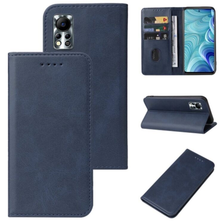Чохол-книжка Deexe Wallet Case для Infinix Hot 11s NFC (X6812B) - Blue: фото 2 з 8