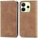 Чехол-книжка Deexe Wallet Case для Xiaomi Redmi Note 14 4G - Brown (373468Z). Фото 2 из 8