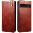 Чехол-книжка UniCase Leather Wallet для Google Pixel 6a - Brown (293600Z)