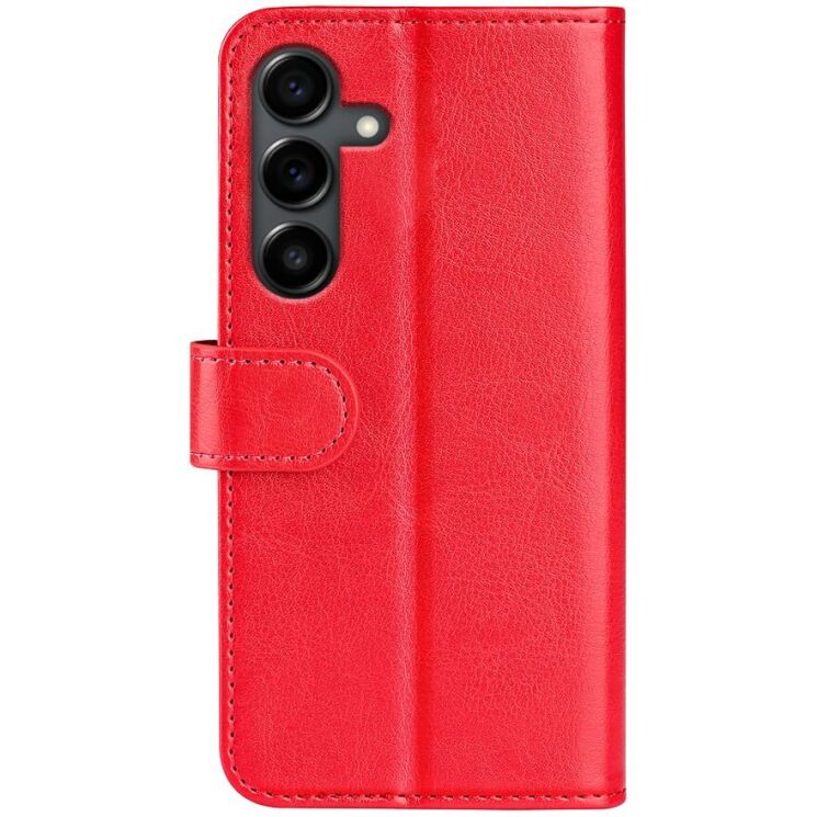 Чехол-книжка Deexe Wallet Style для Samsung Galaxy S25 FE (S731) - Red: фото 3 из 8