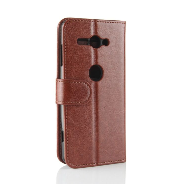 Чехол-книжка Deexe Wallet Style для Sony Xperia XZ2 Compact - Brown: фото 6 из 8