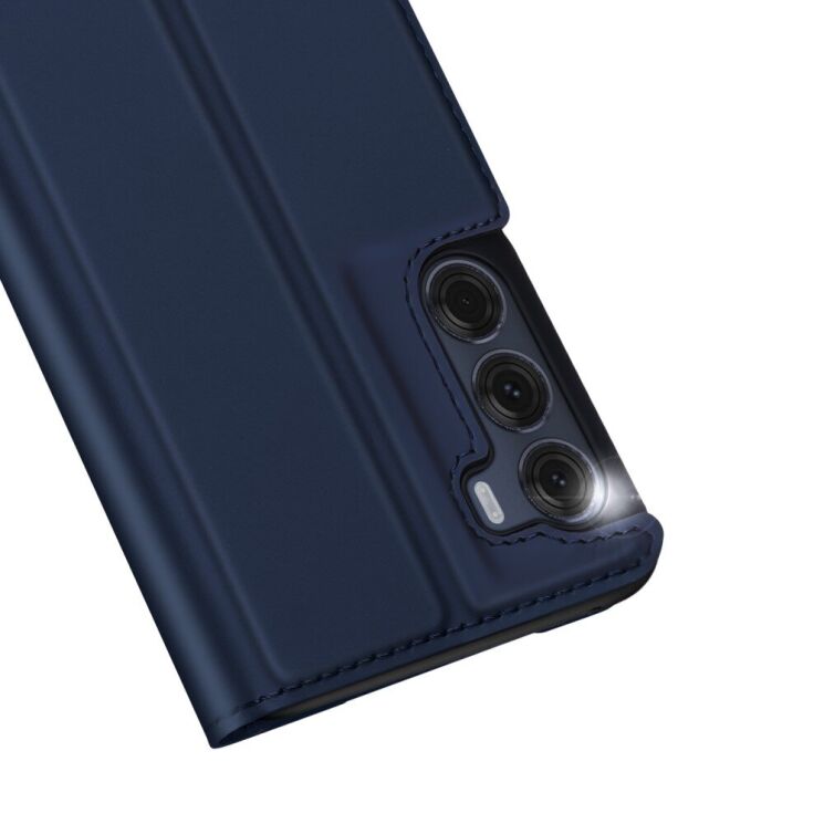 Чехол-книжка DUX DUCIS Skin Pro для Motorola Moto G200 - Blue: фото 5 из 15
