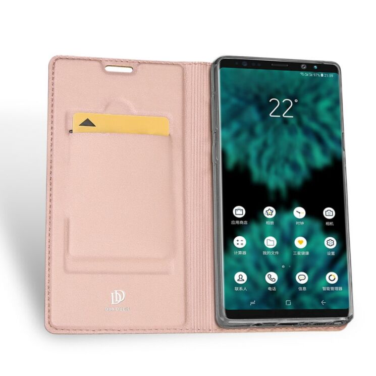 Чохол-книжка DUX DUCIS Skin Pro для Samsung Galaxy Note 9 (N960) - Rose Gold: фото 3 з 13
