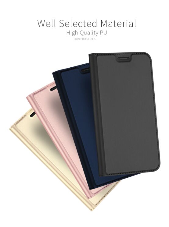 Чехол-книжка DUX DUCIS Skin Pro для Xiaomi Redmi 6A - Gold: фото 7 из 15