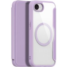 Чехол-книжка DUX DUCIS Skin X Pro Magnetic для Apple iPhone 16e - Pink / Purple: фото 1 из 12