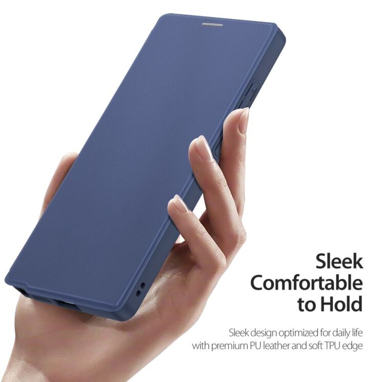 Чехол-книжка DUX DUCIS Skin X Pro Magnetic для Samsung Galaxy S25 Ultra (S938) - Black: фото 6 из 12