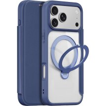 Чохол-книжка Dux Ducis Skin X Pro Magnetic Kickstand для iPhone 18 Pro Max / 17 Pro Max - Blue: фото 1 з 12