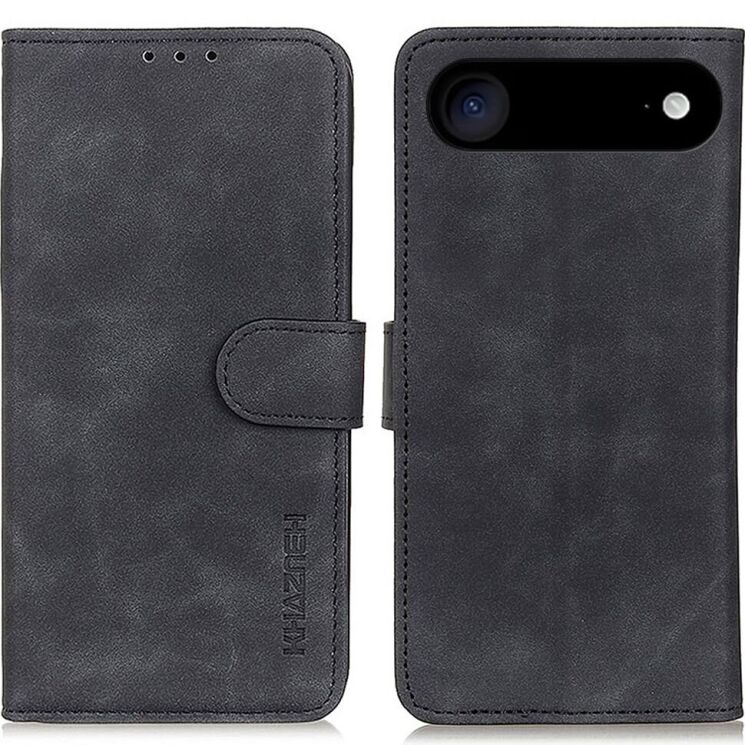 Чехол-книжка KHAZNEH Retro Wallet для Apple iPhone 17 Air - Black: фото 1 из 9