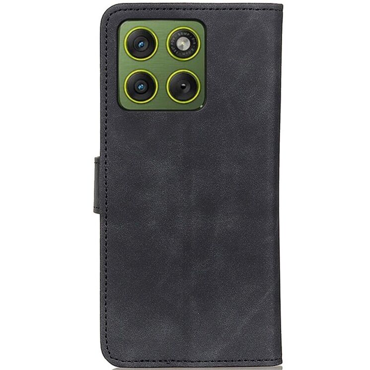 Чохол-книжка KHAZNEH Retro Wallet для Motorola Edge 70 - Black: фото 4 з 8