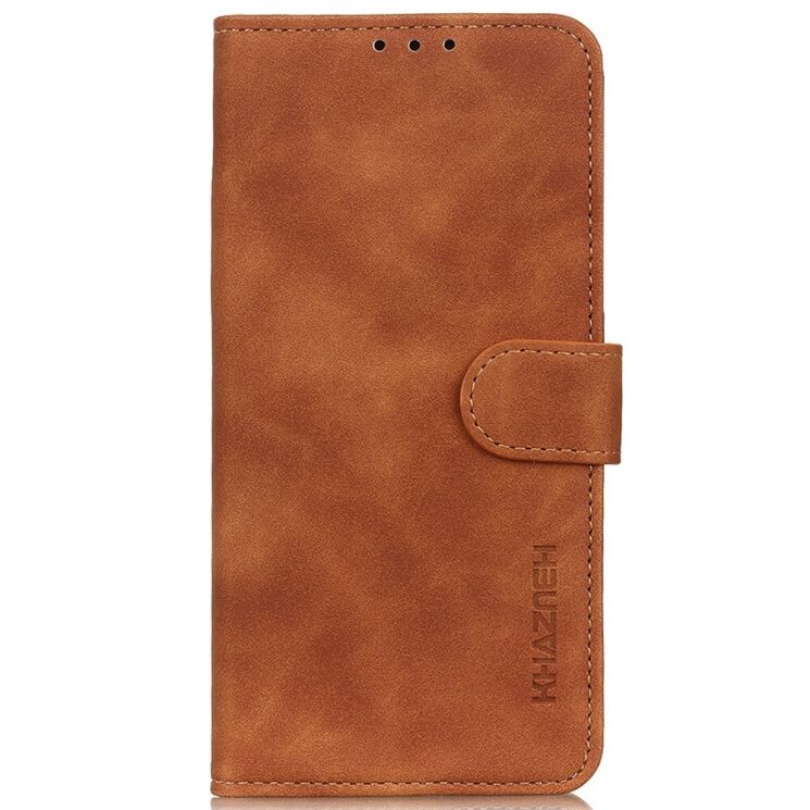Чохол-книжка KHAZNEH Retro Wallet для Motorola Moto G24 Power - Brown: фото 4 з 7