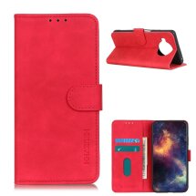 Чохол-книжка KHAZNEH Retro Wallet для Xiaomi Mi 10T Lite - Red: фото 1 з 10
