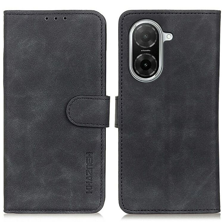 Чохол-книжка KHAZNEH Retro Wallet для Xiaomi Redmi A5 / Poco C71 - Black: фото 1 з 6