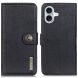 Чохол-книжка KHAZNEH Wallet Cover для Apple iPhone 16 - Black (360718B). Фото 1 з 9