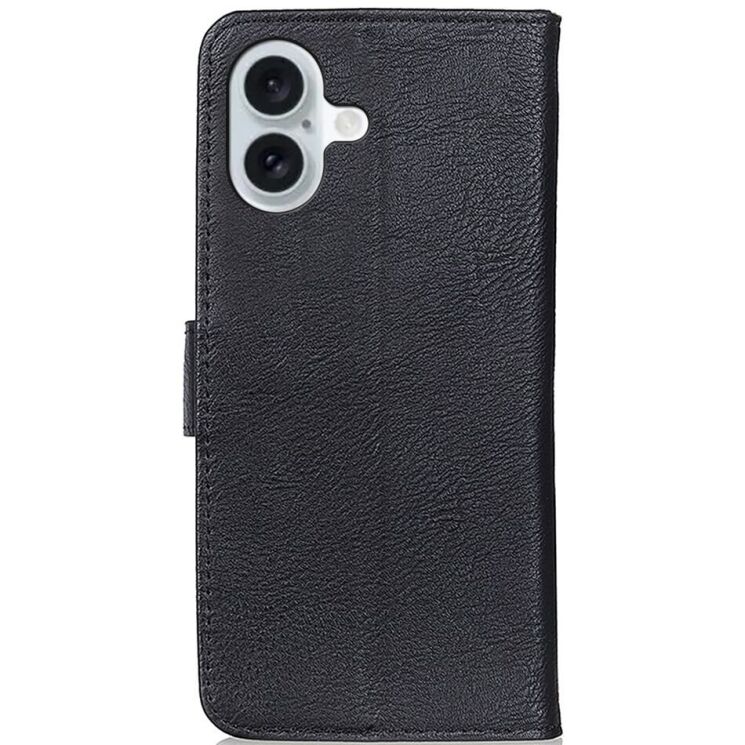 Чохол-книжка KHAZNEH Wallet Cover для Apple iPhone 16 Plus - Black: фото 6 з 9
