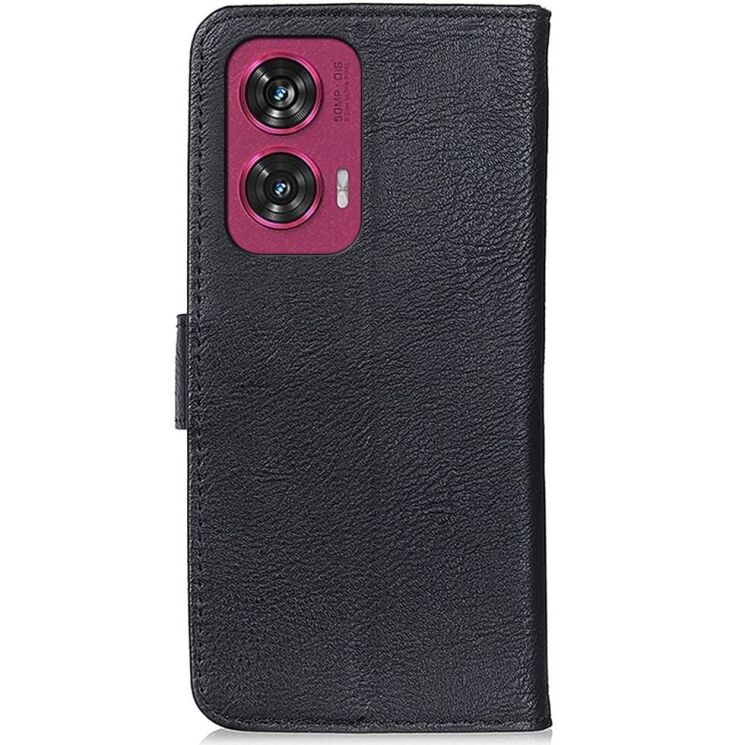 Чехол-книжка KHAZNEH Wallet Cover для Motorola Edge 50 Fusion - Black: фото 6 из 8
