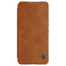 Чохол-книжка NILLKIN Qin Pro для Samsung Galaxy S22 Plus - Brown: фото 1 з 19
