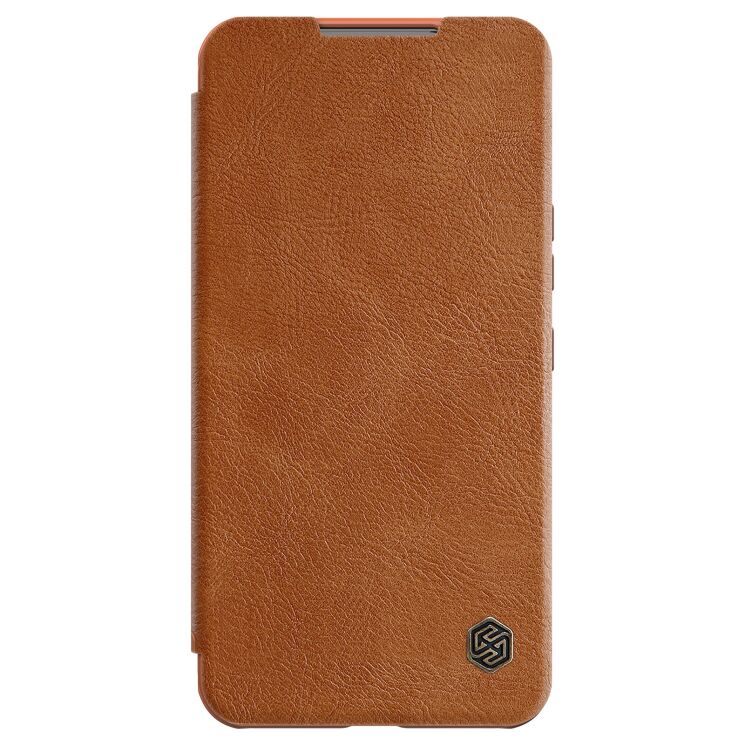 Чохол-книжка NILLKIN Qin Pro для Samsung Galaxy S22 Plus - Brown: фото 1 з 19