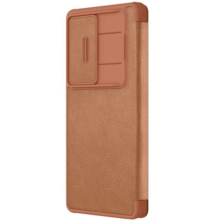 Чохол-книжка NILLKIN Qin Pro для Samsung Galaxy S25 Ultra (S938) - Brown: фото 2 з 19