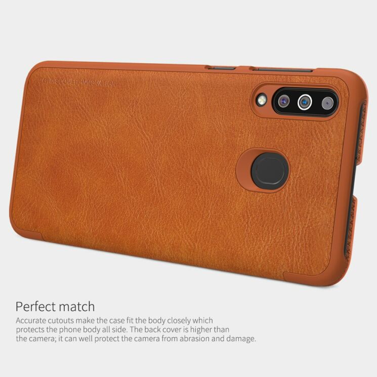 Чехол-книжка NILLKIN Qin Series для Samsung Galaxy M30 (M305) - Black: фото 11 из 14