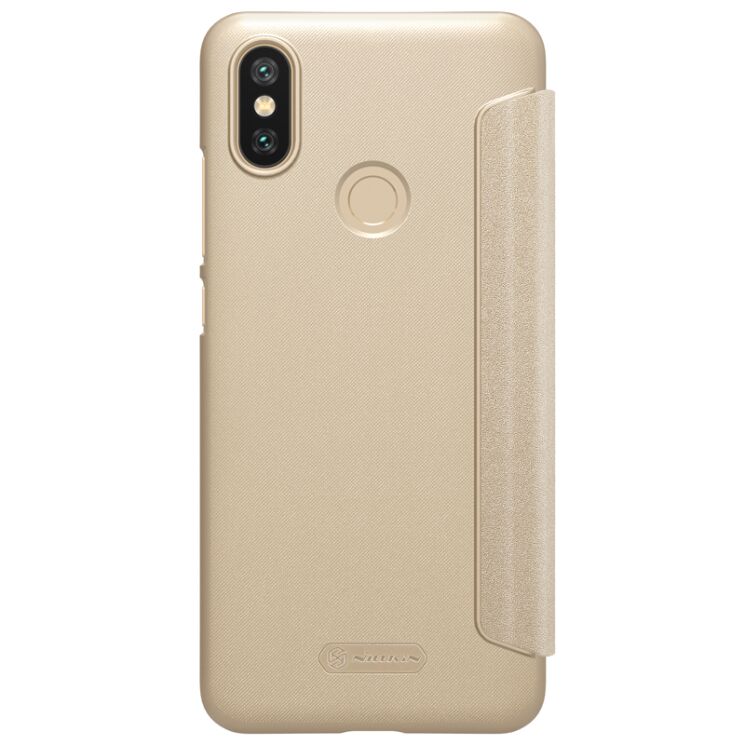 Чехол-книжка NILLKIN Sparkle Series для Xiaomi Mi 6X / Mi A2 - Gold: фото 3 из 16