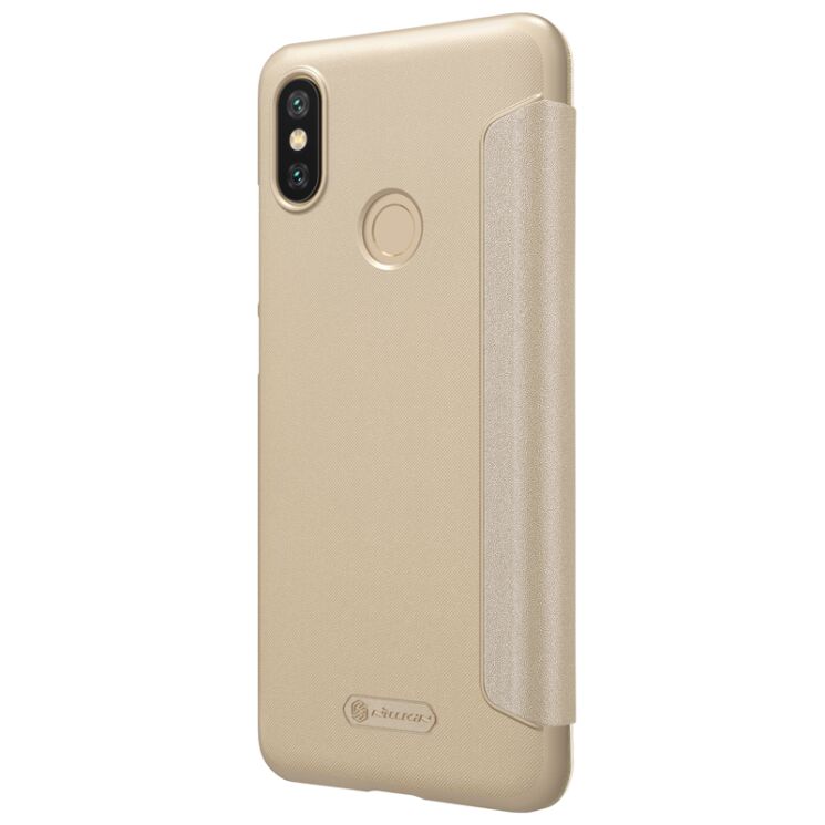 Чехол-книжка NILLKIN Sparkle Series для Xiaomi Mi 6X / Mi A2 - Gold: фото 5 из 16