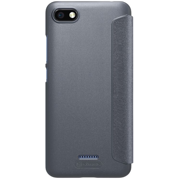 Чехол-книжка NILLKIN Sparkle Series для Xiaomi Redmi 6A - Grey: фото 3 из 16