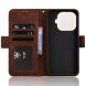 Чехол-книжка с карманами Deexe Wallet Stand для Xiaomi 17T Pro - Brown (422362Z). Фото 4 из 17