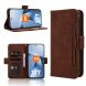 Чехол-книжка с карманами Deexe Wallet Stand для Xiaomi 17T Pro - Brown (422362Z). Фото 8 из 17