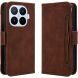 Чехол-книжка с карманами Deexe Wallet Stand для Xiaomi 17T Pro - Brown (422362Z). Фото 1 из 17