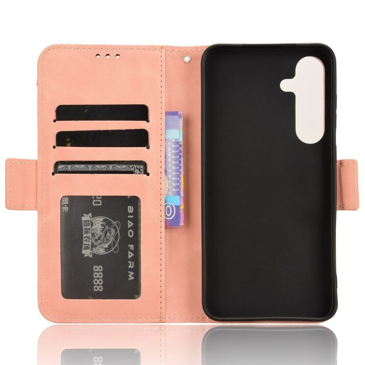 Чехол-книжка с кармашками Deexe Wallet Stand для Samsung Galaxy S26 FE - Pink (412778P) Чехол-книжка с кармашками Deexe Wallet Stand для Samsung Galaxy S26 FE - Pink: фото 4 из 15