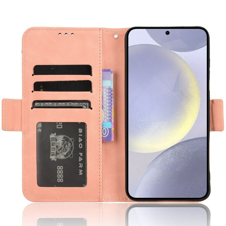 Чехол-книжка с кармашками Deexe Wallet Stand для Samsung Galaxy S26 FE - Pink (412778P) Чехол-книжка с кармашками Deexe Wallet Stand для Samsung Galaxy S26 FE - Pink: фото 5 из 15