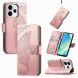 Чехол-книжка с рисунком UniCase Butterfly Pattern для OPPO Reno 15 - Rose Gold (405746RG). Фото 4 из 9