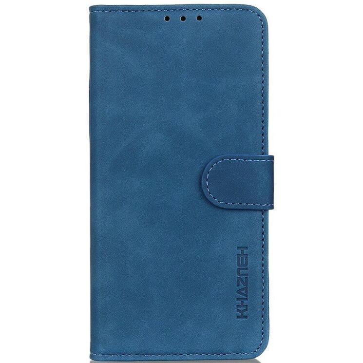 Чехол-книжка с застежкой KHAZNEH Retro Wallet для Google Pixel 11 / 11 Pro - Blue: фото 5 из 8