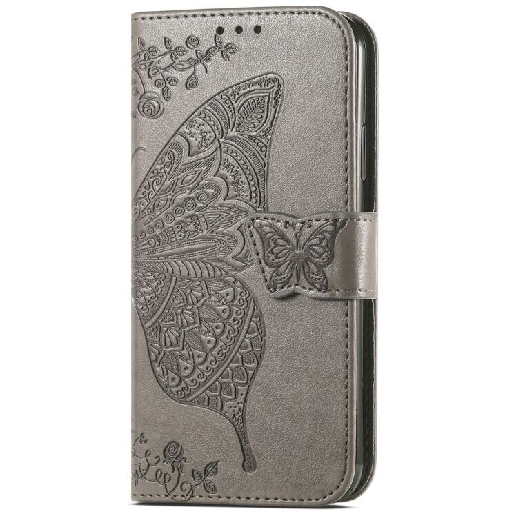 Чехол-книжка UniCase Butterfly Pattern для Samsung Galaxy A56 (A566) - Grey: фото 5 из 9