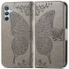 Чехол-книжка UniCase Butterfly Pattern для Samsung Galaxy A56 (A566) - Grey (372155H). Фото 1 из 9