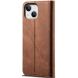 Чехол-книжка UniCase Jeans Wallet для Apple iPhone 15 - Coffee (329548C). Фото 5 из 7
