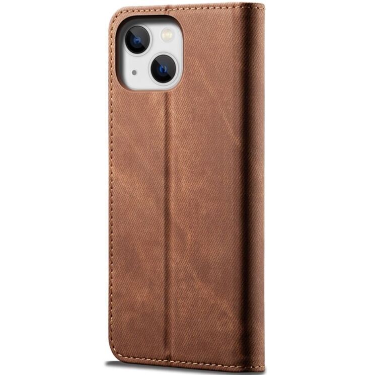 Чехол-книжка UniCase Jeans Wallet для Apple iPhone 15 - Coffee: фото 5 из 7