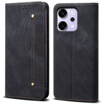 Чохол-книжка UniCase Jeans Wallet для OPPO Reno 14 5G - Black: фото 1 з 7