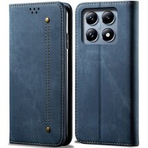 Чехол-книжка UniCase Jeans Wallet для Xiaomi 14T - Blue: фото 1 из 6