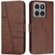 Чохол-книжка UniCase Jet Cover для Motorola Edge 60 Pro - Brown (381733Z). Фото 1 з 10