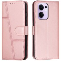 Чехол-книжка UniCase Jet Cover для OPPO Reno 13 F/FS 5G - Rose Gold: фото 1 из 10