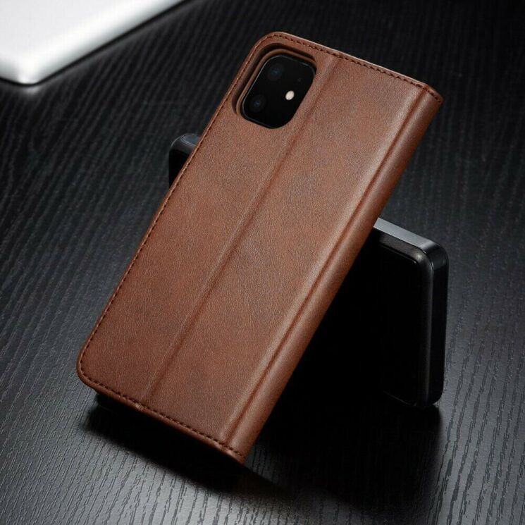 Чехол LC.IMEEKE Wallet Case для Apple iPhone 11 - Coffee: фото 10 из 11