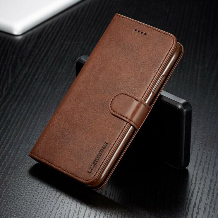 Чехол LC.IMEEKE Wallet Case для Apple iPhone 11 - Coffee: фото 9 из 11