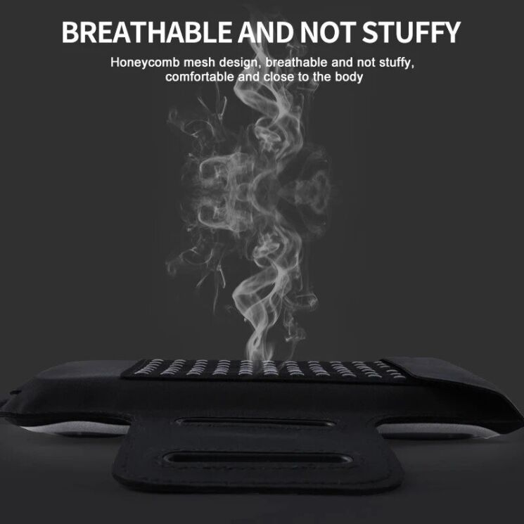 Чехол на руку HAISSKY HSK3061 FitRun Touch - Fluorescent Green: фото 16 из 18