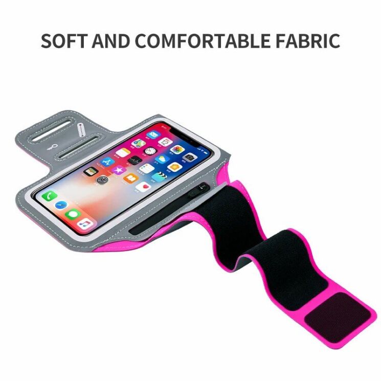 Чехол на руку HAISSKY HSK3061 FitRun Touch - Fluorescent Green: фото 10 из 18