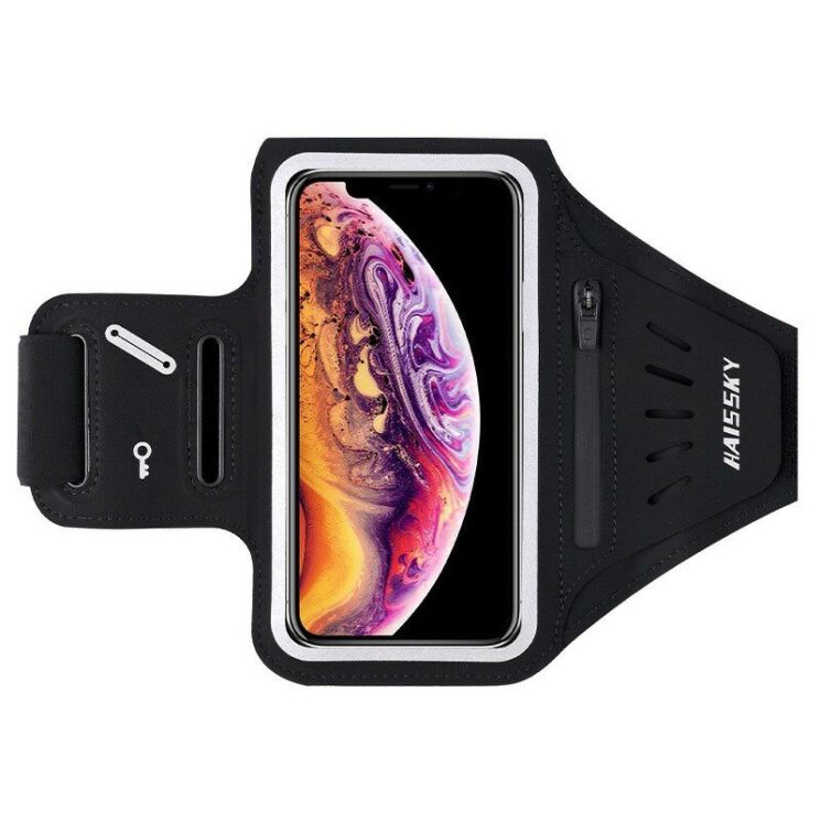 Чехол на руку HAISSKY HSK3061 FitRun Touch - Black: фото 1 из 18
